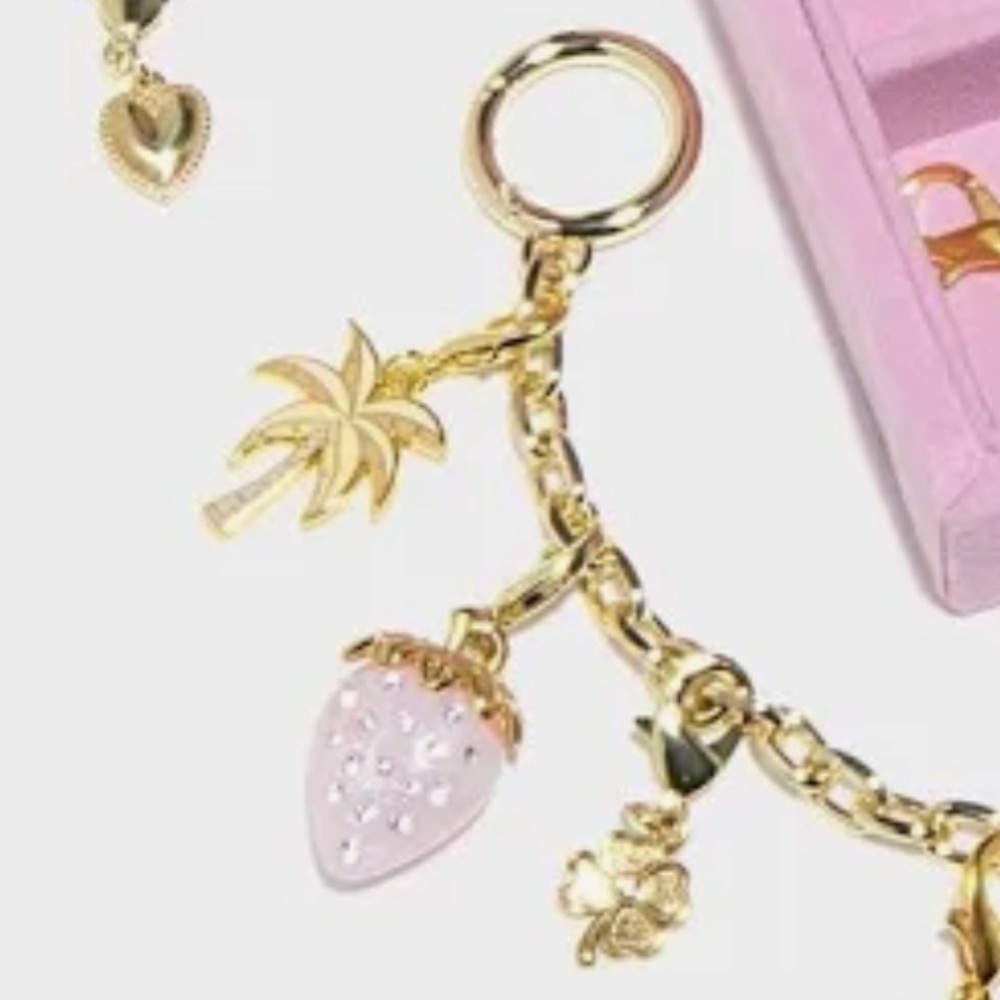 ISO Stoney Clover Pink Strawberry bag Charm